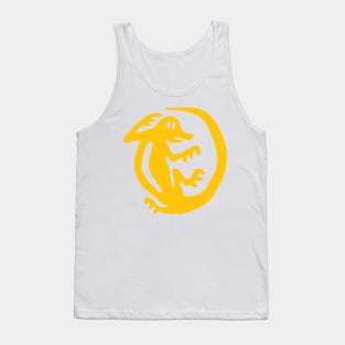 Orange Iguanas Tank Top